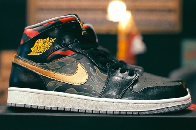 AJ1,Air Jordan 1,球鞋定制 AJ1球鞋定制 Air Jordan 1 Mid SBTG 定制鞋款欣赏