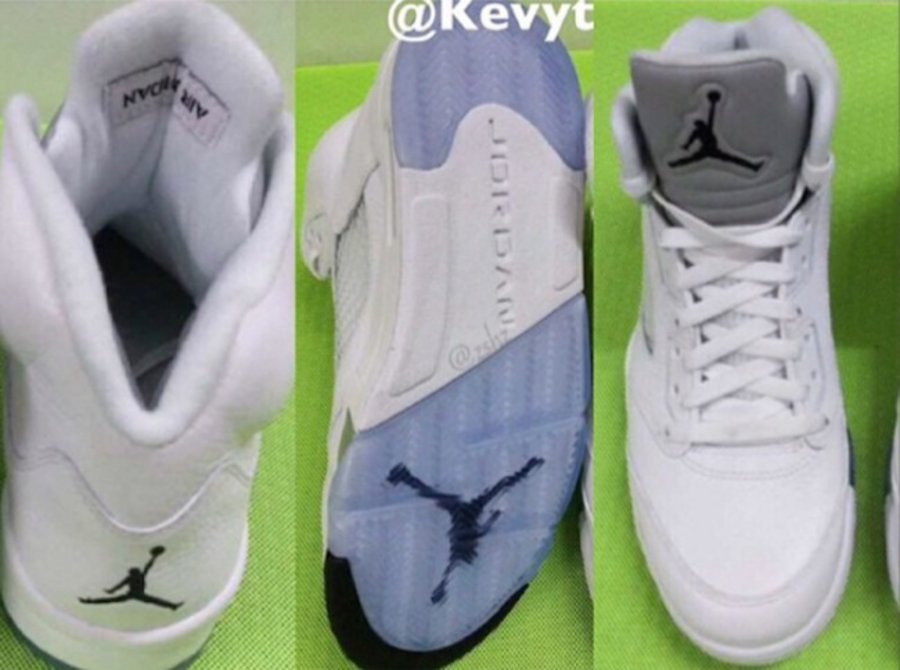 AJ5,Air Jordan 5 AJ5 Air Jordan 5 白银配色 2015 款更多实物曝光