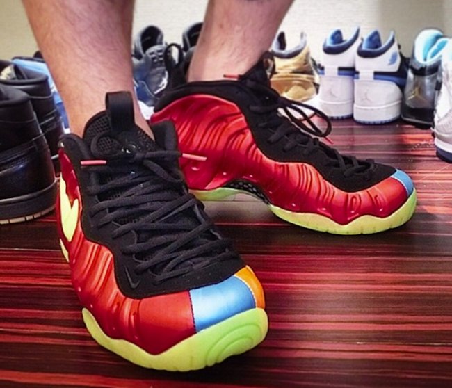 Foamposite Pro,Foamposite  Nike Air Foamposite Pro ＂What The＂ 实物上脚