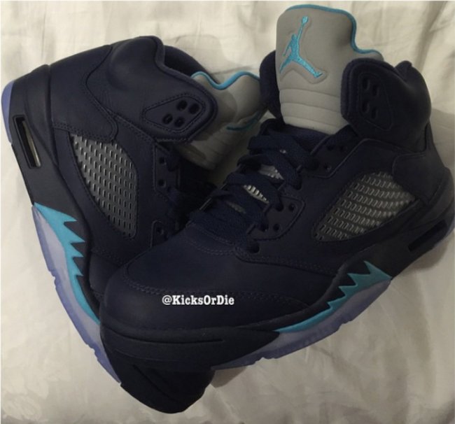 136027-405,AJ5,Air Jordan 5 136027-405 AJ5 Air Jordan 5 “Midnight Navy” 2015 新图曝光