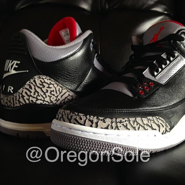 AJ3,Air Jordan 3 AJ3 Air Jordan 3 '88 ＂Black Cement＂ 黑水泥配色样品曝光