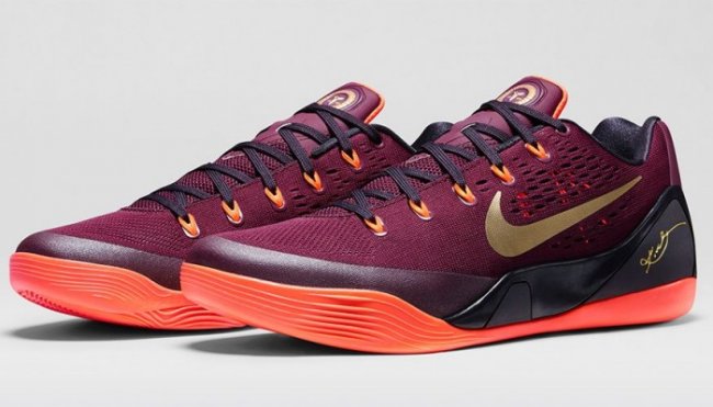 646701-678,Kobe 9 EM,Kobe 9 646701-678 Kobe 9 EM “Deep Garnet” 官方发售信息