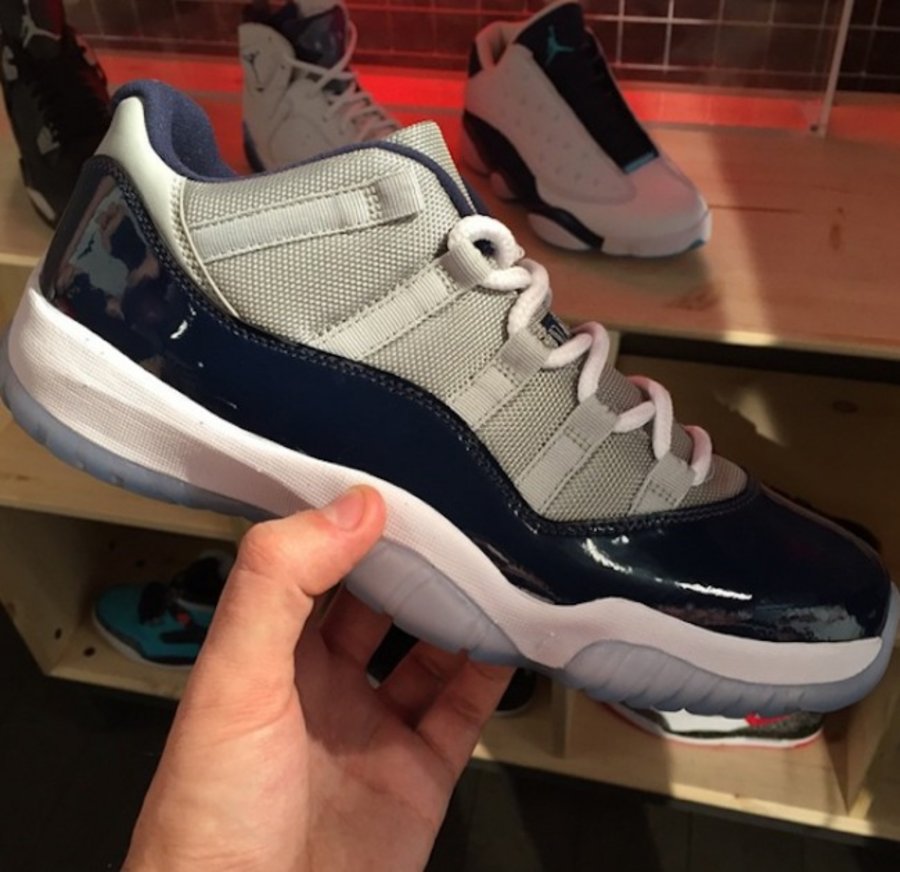 528895-007,AJ11,Air Jordan 11, 528895-007AJ11乔治城 Air Jordan 11 Low “Georgetown” 乔治城更多实物曝光