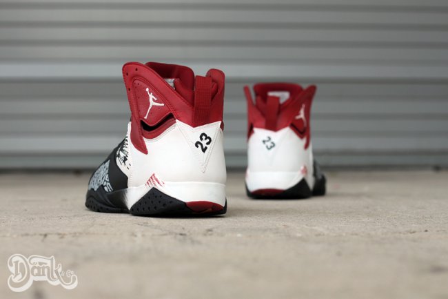 AJ7,Air Jordan 7,球鞋定制 AJ7球鞋定制 Air Jordan 7 “Dave White” 未来之翼定制鞋款欣赏