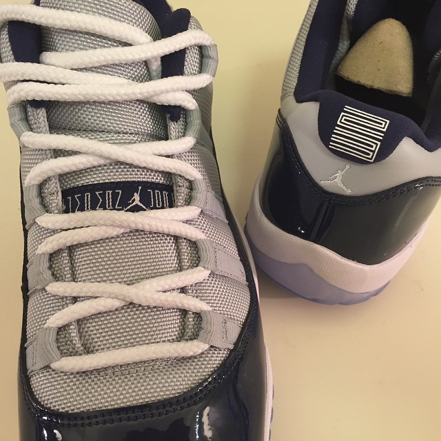 528895-007,AJ11,Air Jordan 11, 528895-007AJ11乔治城 Air Jordan 11 Low 乔治城同为 30 周年纪念款