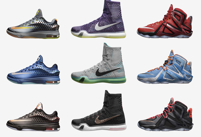KD7,Kobe 10,LBJ12,NIke  Nike Basketball 2015 Elite 精英版球鞋发布