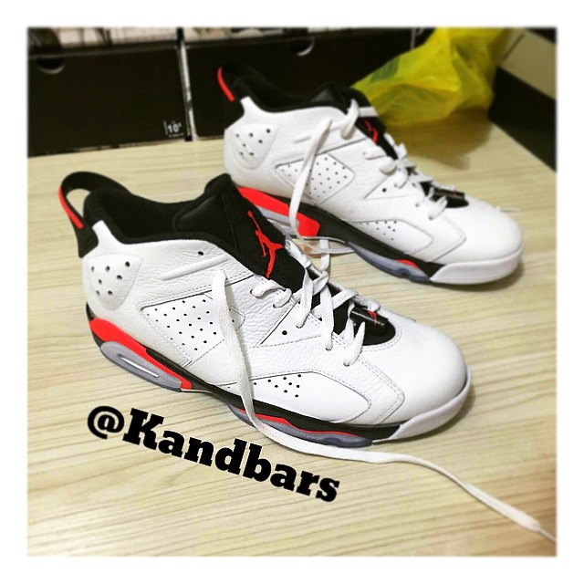 AJ6,Air Jordan 6 AJ6 Air Jordan 6 Low “White Infrared” 白红清晰实物曝光