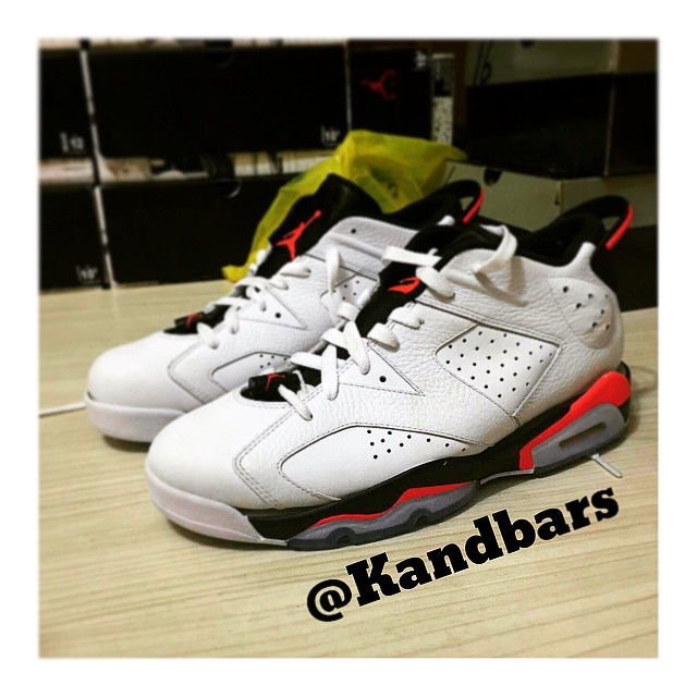 AJ6,Air Jordan 6 AJ6 Air Jordan 6 Low “White Infrared” 白红清晰实物曝光