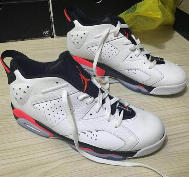 AJ6,Air Jordan 6 AJ6白红低帮 Air Jordan 6 Low “White Infrared” 将于 7 月发售