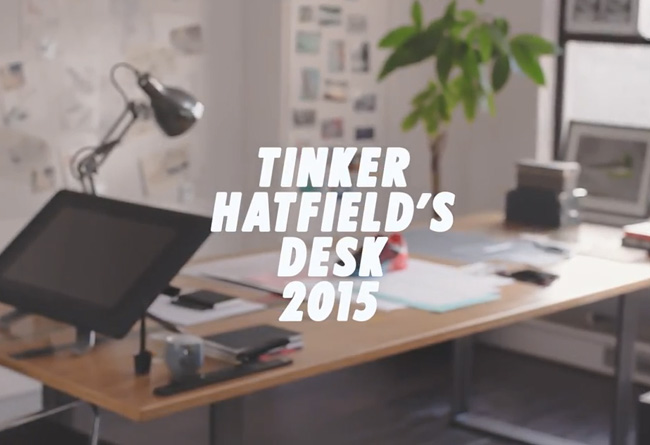 Tinker Hatfield,Air Max  【视频】Air Max Day - Tinker Hatfield's Desk 2015