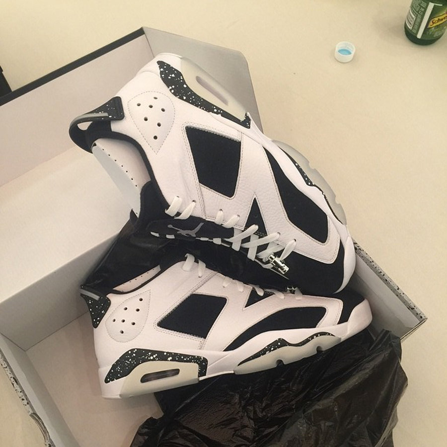 AJ6低帮,AJ6,Air Jordan 6,AJ6 Low AJ6低帮 Air Jordan 6 Low “Oreo” 奥利奥配色亮相