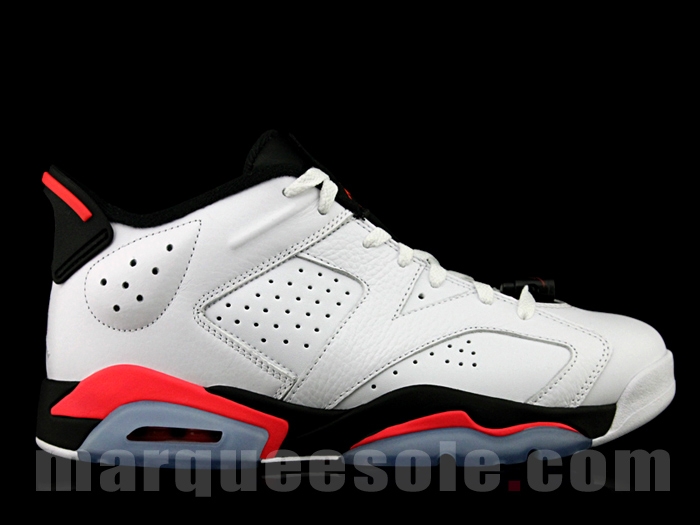 304401-123,AJ6,AJ6 Low,Air Jor 304401-123AJ6低帮 Air Jordan 6 Low “White Infrared”  白红实物新图