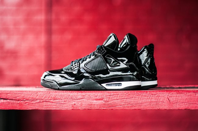 719864-010,11Lab4,Air Jordan 4 719864-010AJ4漆皮 Air Jordan 11Lab4 “Black” 美图欣赏