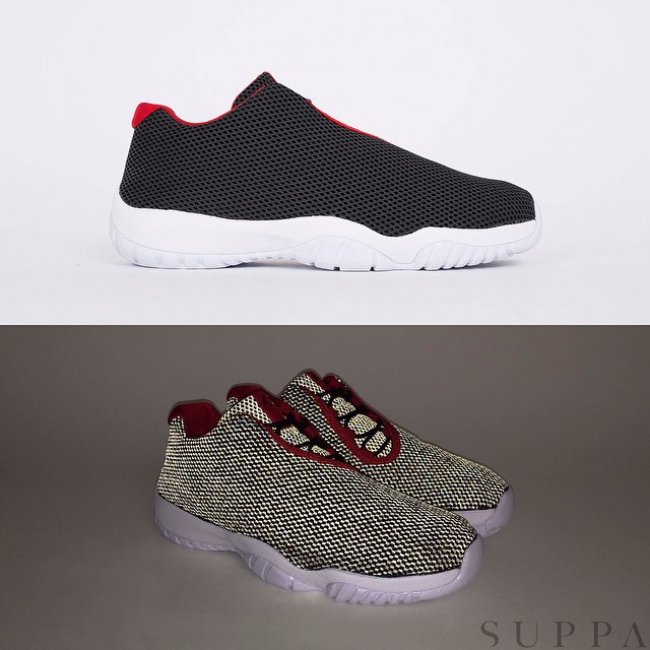 718948-001,Jordan Future Low,J 718948-001 黑红 Jordan Future Low ＂Bred＂ 3M 反光鞋面效果展示