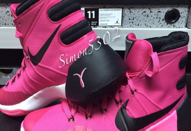 HD2015,Hyperdunk 2015,Nike HD2015 Nike Hyperdunk 2015 “Think Pink” 乳腺癌配色实物近赏