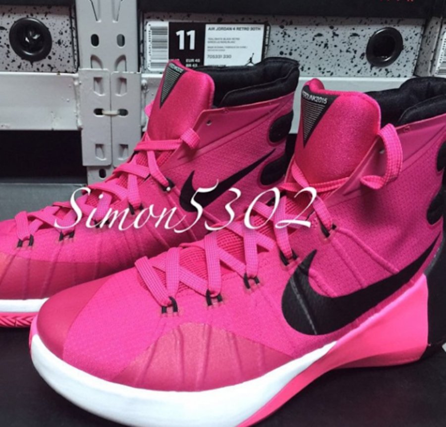 HD2015,Hyperdunk 2015,Nike HD2015 Nike Hyperdunk 2015 “Think Pink” 乳腺癌配色实物近赏