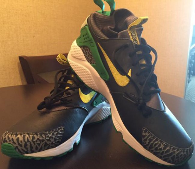 Air Huarache,Nike  Nike Air Huarache “Oregon Ducks” PE 俄勒冈配色登场