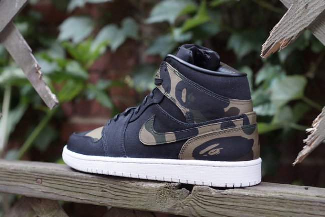 AJ1,Air Jordan 1,球鞋定制 AJ1 JBF Customs x Air Jordan 1 Mid “BAPE” 定制鞋款