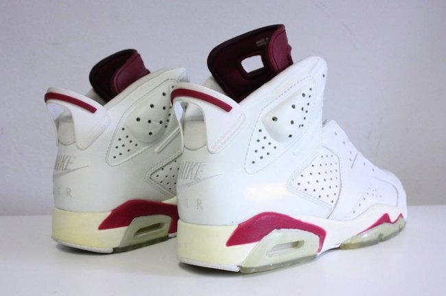 aj6 maroon