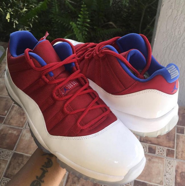 AJ11低帮,AJ11,AJ11 Low,Air Jorda AJ11低帮 MJ 乔丹专属 Air Jordan 11 Low “4th of July” PE