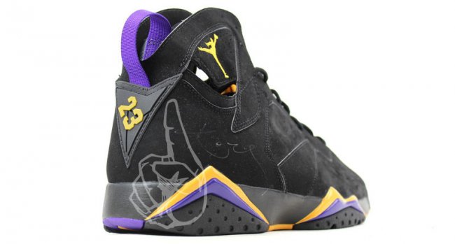 AJ7,Air Jordan 7 AJ7 Air Jordan 7 PE “Kobe Bryant” 湖人客场配色亮相