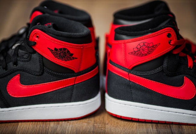 Air Jordan 1 KO “Bred” 2012/2015 款实物对比638471-001AJ1KO 球鞋