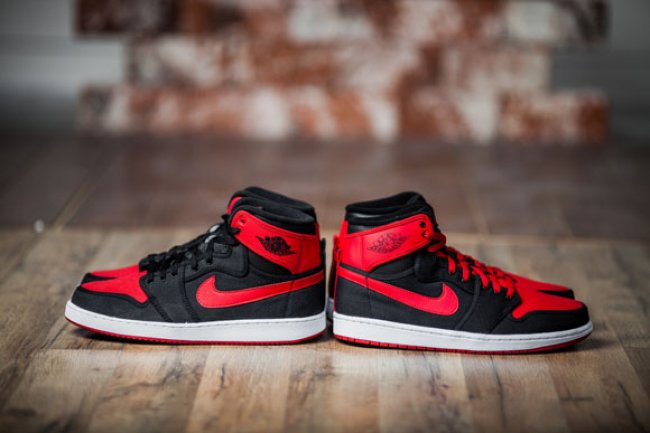 638471-001,AJ1,Air Jordan 1,AJ 638471-001AJ1KO Air Jordan 1 KO “Bred” 2012/2015 款实物对比