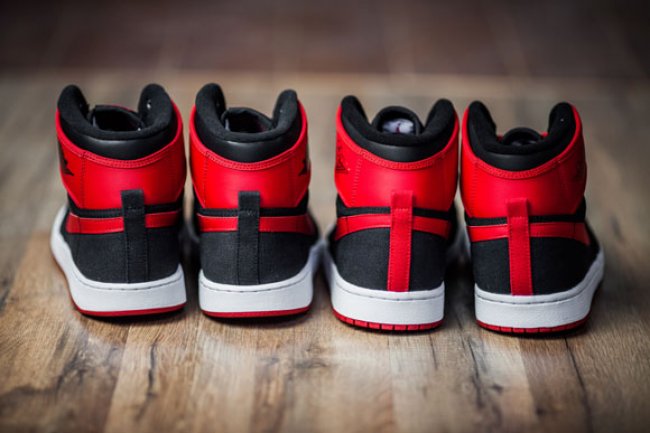 638471-001,AJ1,Air Jordan 1,AJ 638471-001AJ1KO Air Jordan 1 KO “Bred” 2012/2015 款实物对比