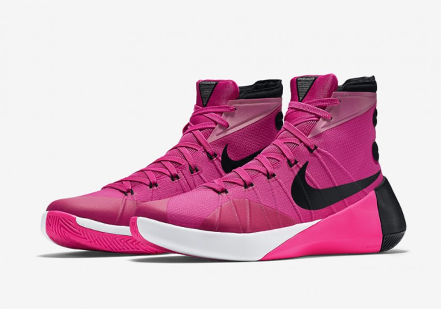 749562-606,HD2015,Hyperdunk 20 749562-606乳腺癌配色 Nike Hyperdunk 2015 “Think Pink” 官方图片