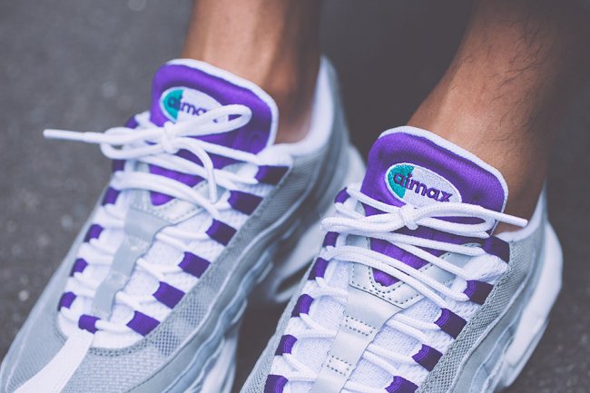 Air Max 95,Nike  Nike Air Max 95 OG “Grape” 上脚实拍 & 发售信息