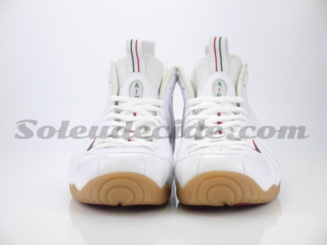 624041-102,Foamposite Pro,Foam 624041-102 Nike Air Foamposite Pro “White Gucci” 上脚实拍