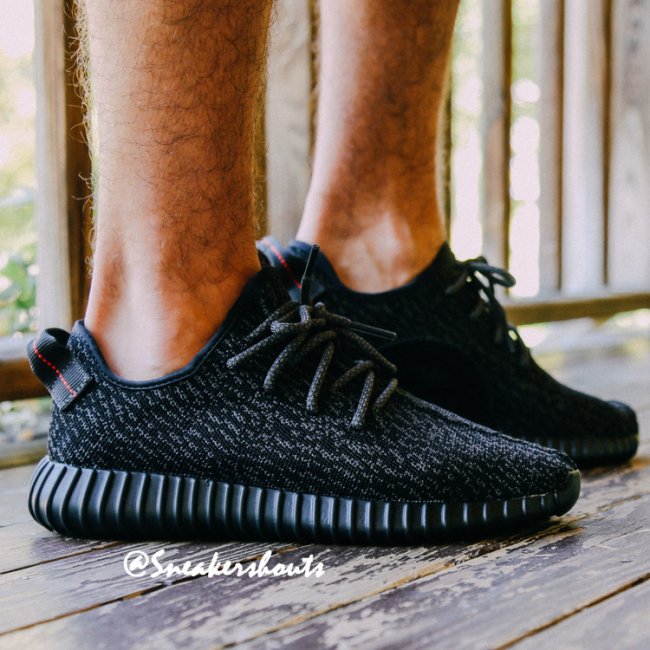 adidas Yeezy 350 Boost 中国区发售信息清单价格 adidas Yeezy 350 Boost “Black” 全新上脚图片