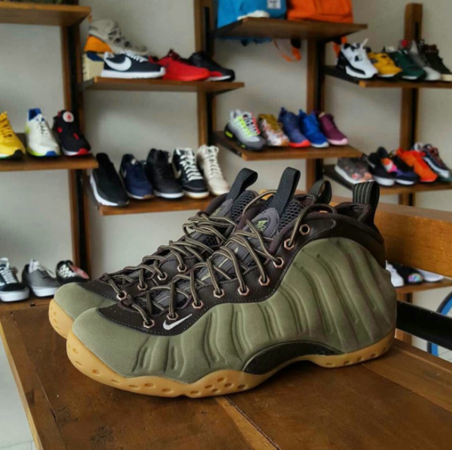 575420-200,Foamposite One,Foam 575420-200橄榄喷 Nike Air Foamposite One PRM “Olive” 实物清晰图赏