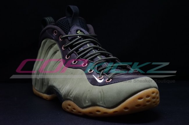 575420-200,Foamposite One,Foam 575420-200橄榄喷 Nike Air Foamposite One PRM “Olive” 实物新图近赏