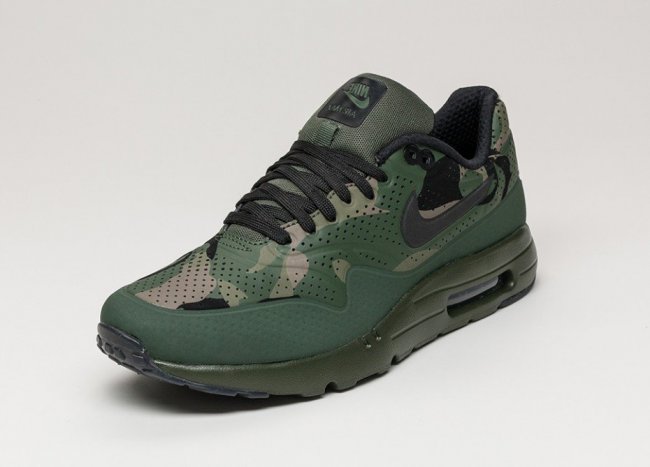 Nike Air Max 1 806851-300 Nike Air Max 1 Ultra Moire “Camo” 迷彩新色登场