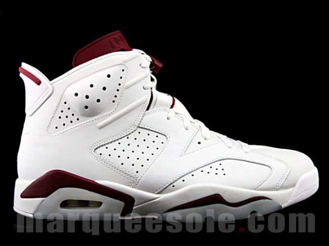 384664-116,AJ6,Air Jordan 6 384664-116AJ6 Air Jordan 6 “Maroon” 十月发售