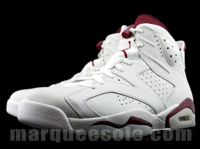 384664-116,AJ6,Air Jordan 6 384664-116AJ6 Air Jordan 6 “Maroon” 十月发售