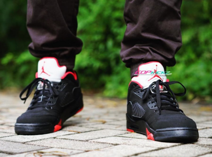 819171-001,AJ5,Air Jordan 5 819171-001AJ5低帮 Air Jordan 5 Low “Alternate ’90” 上脚实拍