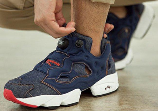 Reebok Pump Fury  Zozotown x Reebok Pump Fury “Denim” 联名鞋款