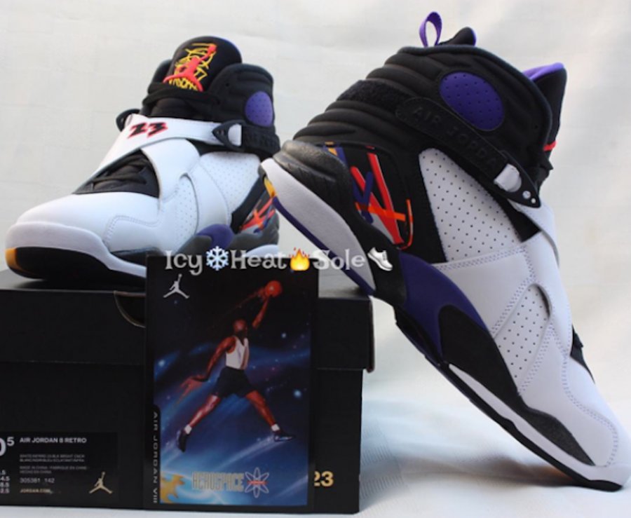 305381-142,AJ8,Air Jordan 8 305381-142AJ8 Air Jordan 8 “Three Peat” 三连冠配色实物新图