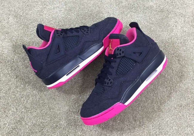 487724-408,AJ4,Air Jordan 4 487724-408AJ4 Air Jordan 4 GS “Denim” 实物近赏