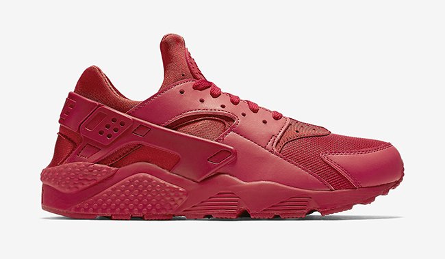 Air Huarache,Nike  全红配色 Nike Air Huarache “All Red” 抢眼登场