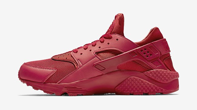 Air Huarache,Nike  全红配色 Nike Air Huarache “All Red” 抢眼登场