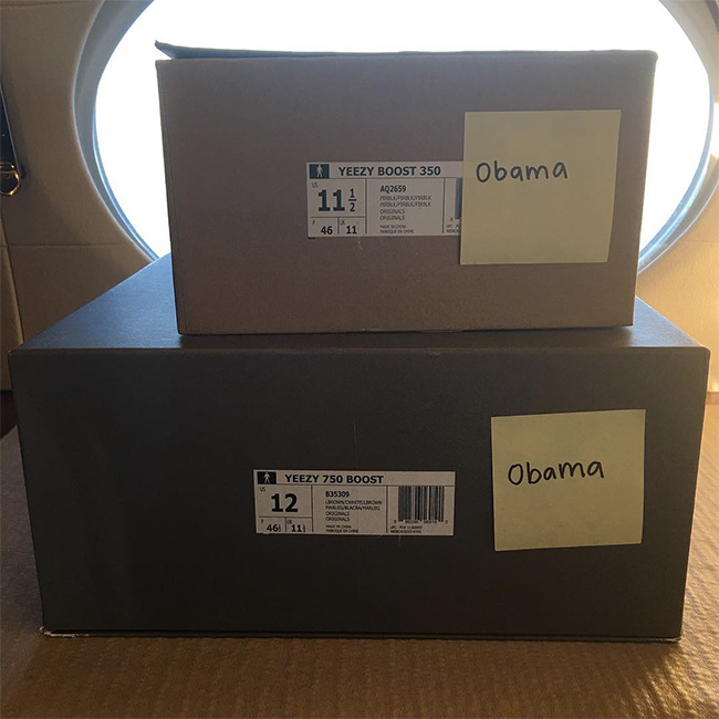 adidas Yeezy,侃爷,Kanye West  侃爷赠与奥巴马总统 adidas Yeezy 鞋款