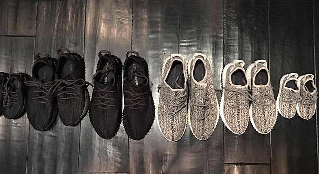 adidas Yeezy 350 Boost  金卡戴珊网晒 adidas Yeezy 350 Boost 家庭限定套装！