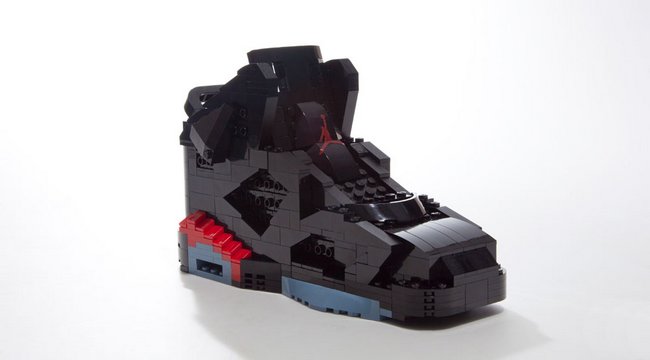 Air Jordan 6,AJ6,Lego,乐高 AJ6 用乐高积木打造的 Air Jordan 6