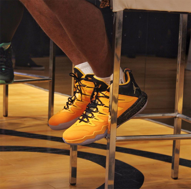 Jordan CP3.IX  Jordan CP3.IX “Yellow Dragon” 全新实物上脚图片