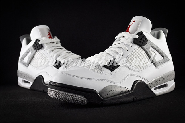 308496-104,AJ4,Air Jordan 4 308496-104AJ4 Air Jordan 4 OG ’89 “White Cement” 白水泥清晰图赏