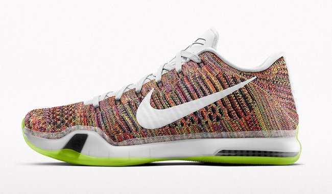 Kobe 10 Elite  NIKEiD Kobe 10 Elite “Multicolor” 选项即将上线