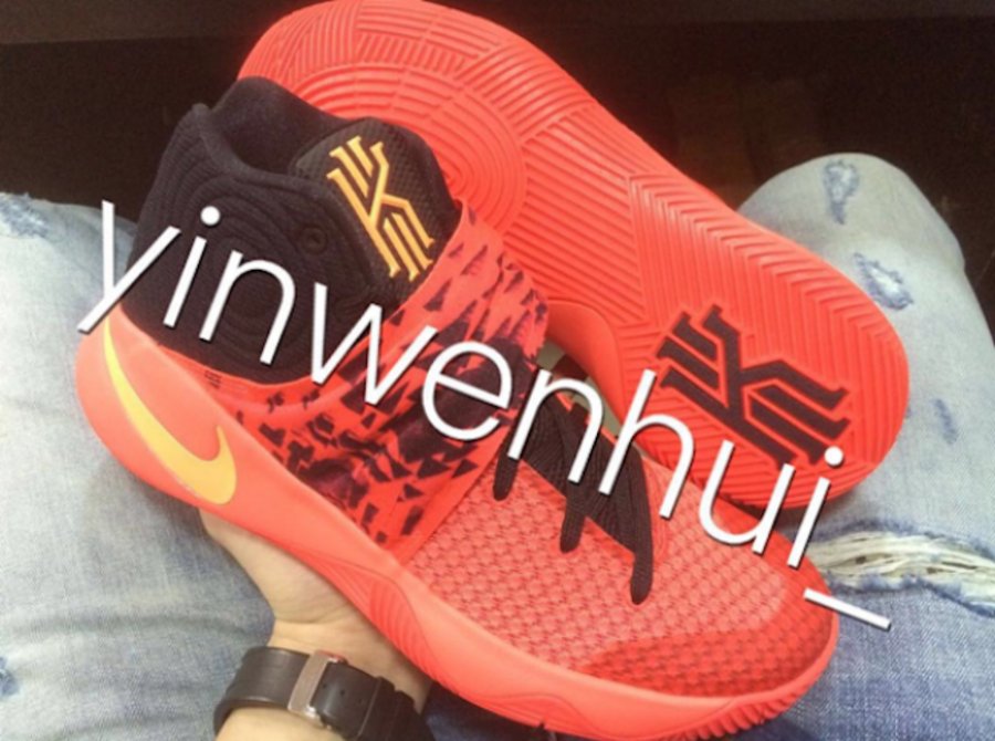 Kyrie 2,Nike  二代登场，Kyrie 2 “Bright Crimson” 更多图片曝光